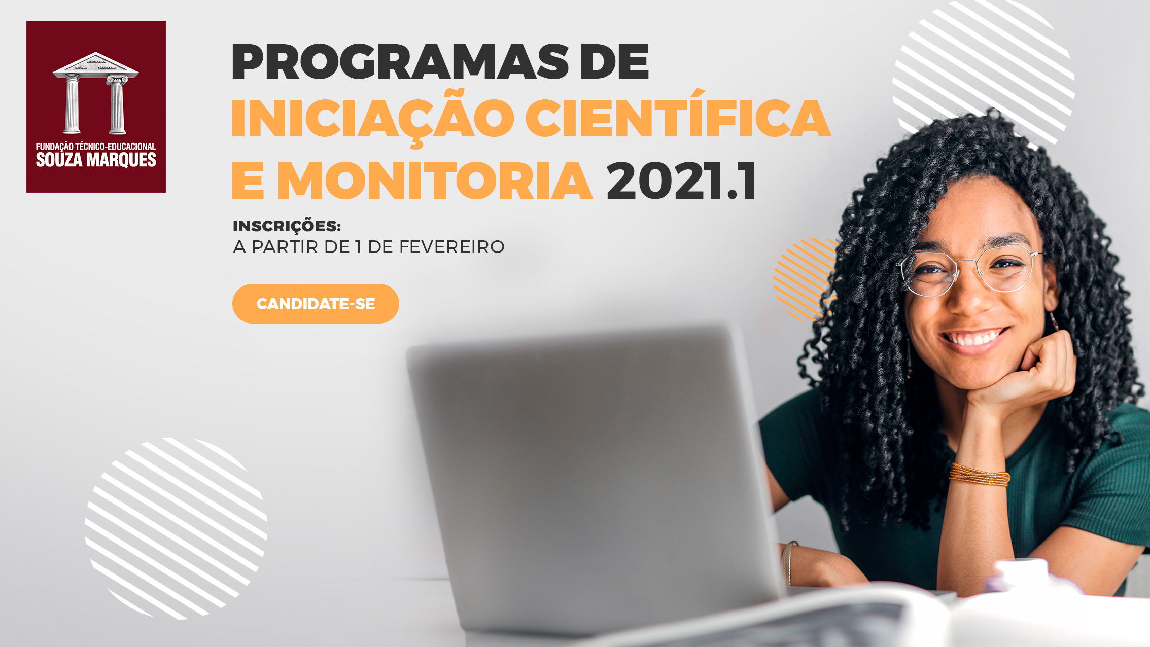 INSCRIÇÕES ABERTAS: INICIAÇÃO CIENTÍFICA E MONITORIA 2021.1